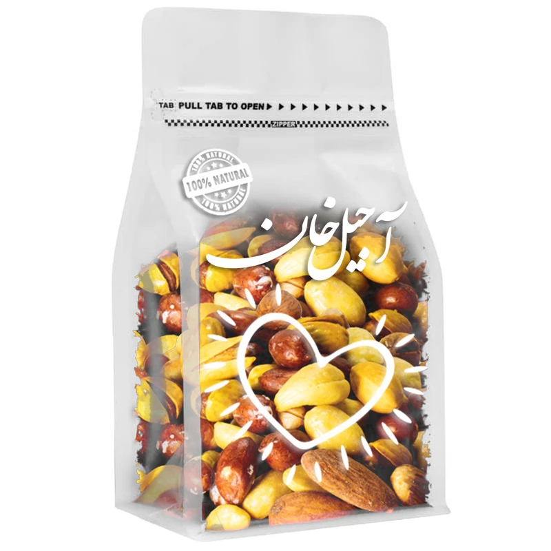 آجیل مخلوط 5 مغز برشته طلایی - 1000 گرم